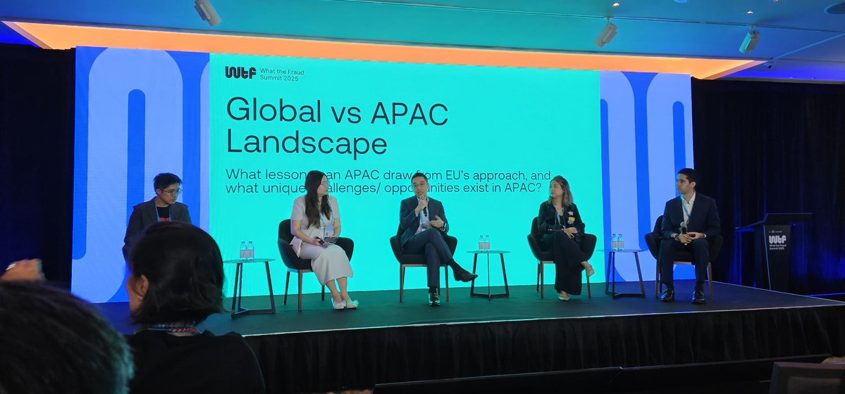 vkey_inc's tweet image. A big thank you to Sumsub for organizing today’s insightful fraud event, where our CEO Joseph Gan joined the panel “Digital Identity: Global Adoption,” alongside industry leaders.

#WTFSummit2025 #StrongerwithVOS