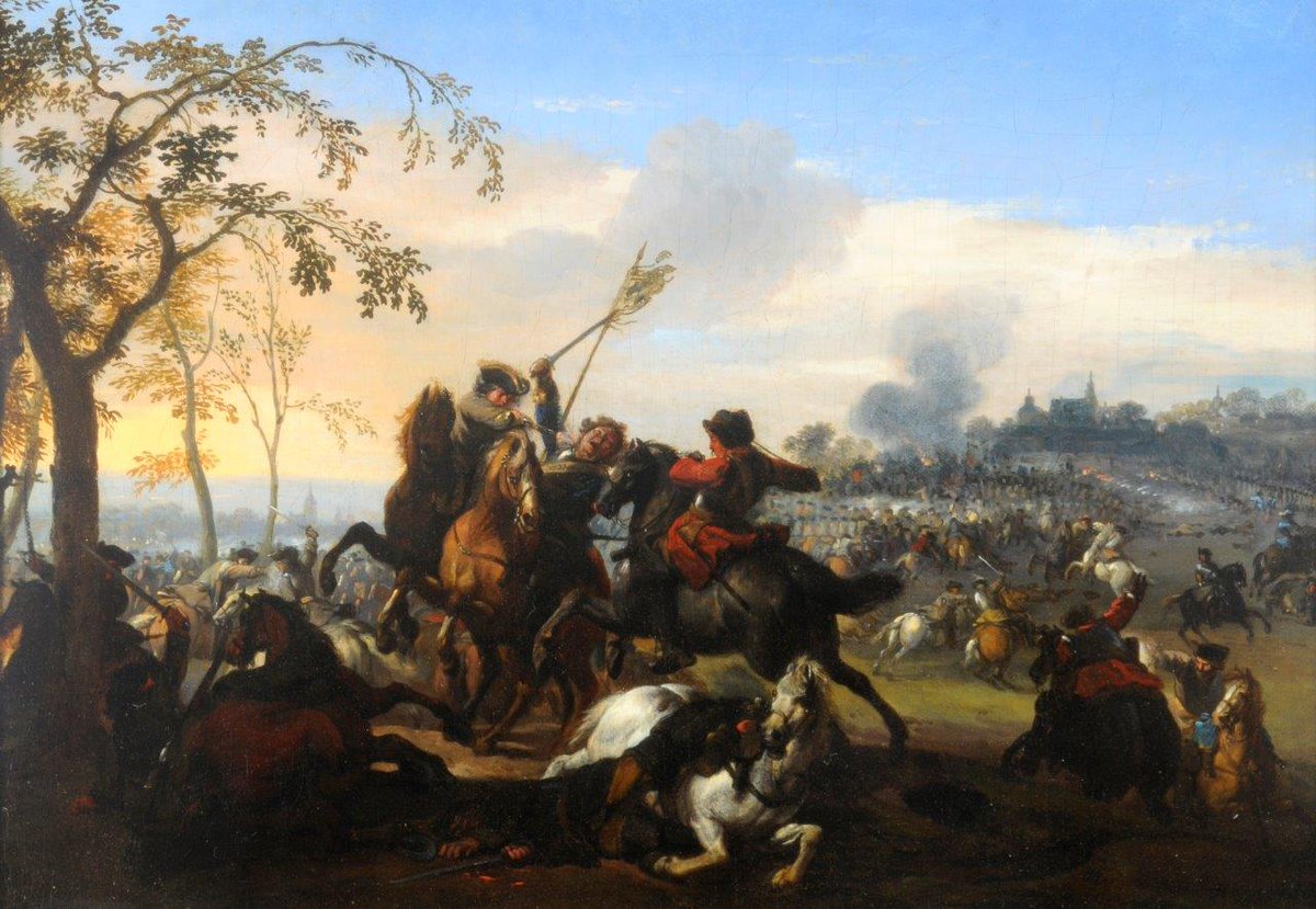 🧩 #MuseumJigsaws 🧩

Your puzzle for today is: 'A Cavalry Skirmish' by Jan van Huchtenberg

Simply follow this link ➡ bit.ly/CooperJigsaw20…

Born #OnThisDay in 1647 Huchtenburgh was a Dutch painter who was well known for his battle scenes.