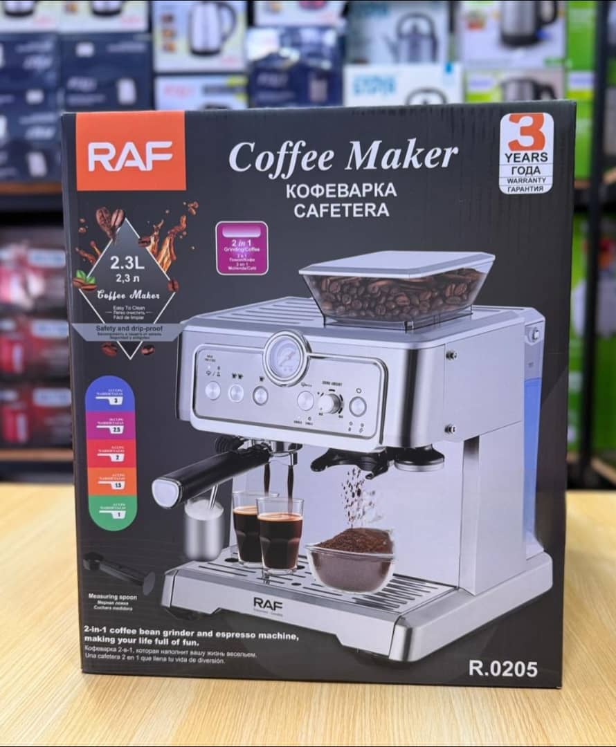 RAF 2 in 1 Commercial coffee maker with grinder on sale @ 1.25m💥
wa.me/c/256706701149