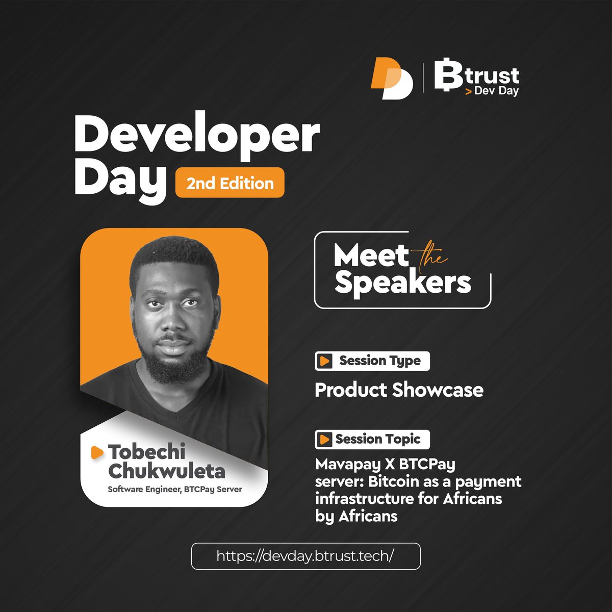 btrustteam's tweet image. @TChileta, software engineer at @BtcpayServer and Btrust grantee, is a dedicated open-source contributor focused on expanding the accessibility of bitcoin payments worldwide.

At BTCPay Server, he develops payment integrations, plugins, and extensions that enable merchants to…