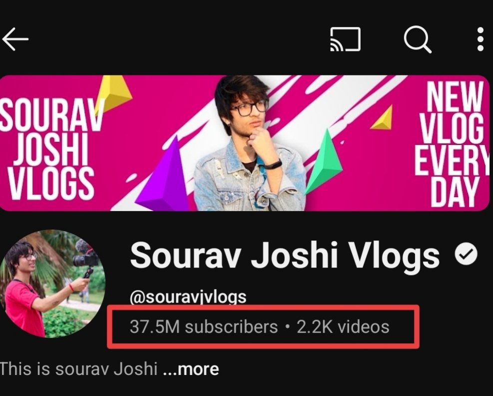 The_harsh_ydvv's tweet image. मुझे सौरभ के Content से ज्यादा इसकी Consistency प्रभावित करती हैं !

इसने अपना Youtube चैनल आज से 6 साल पहले 2019 में चालू किया था, और आज तक 2.2 K वीडियो डाल चुका हैं !

हर रोज एक वीडियो , सेम टाइम पर आनी ही है, यही कंसिस्टेंसी सौरभ जोशी को सबसे अलग बनाती हैं !
#sauravjoshi
#vlog