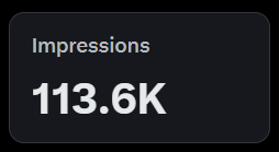 CryptoSubi's tweet image. GM 

Just realised I have 113.6K Impressions in total!

How many impressions do you have?