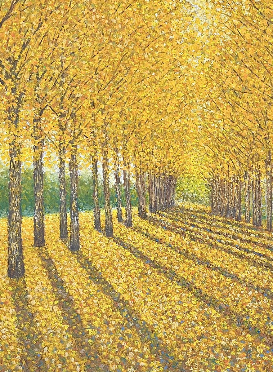 オイルパステル画