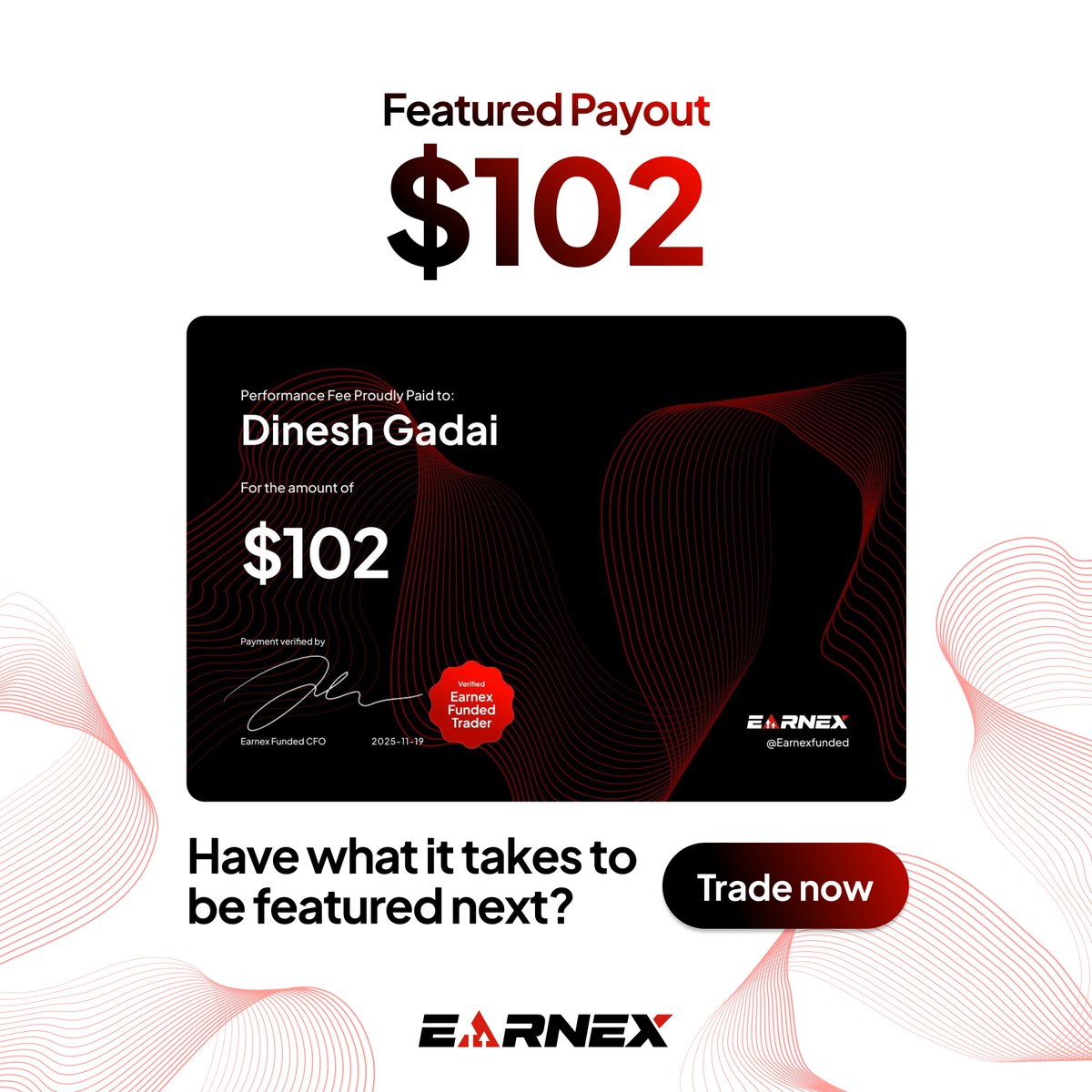 Funded By Earnex tweet media