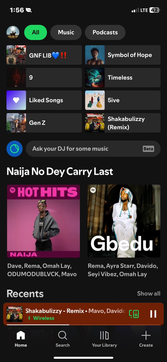 GNFSULTAN's tweet image. Let’s see your Spotify dashboard ❤️🎶🔥