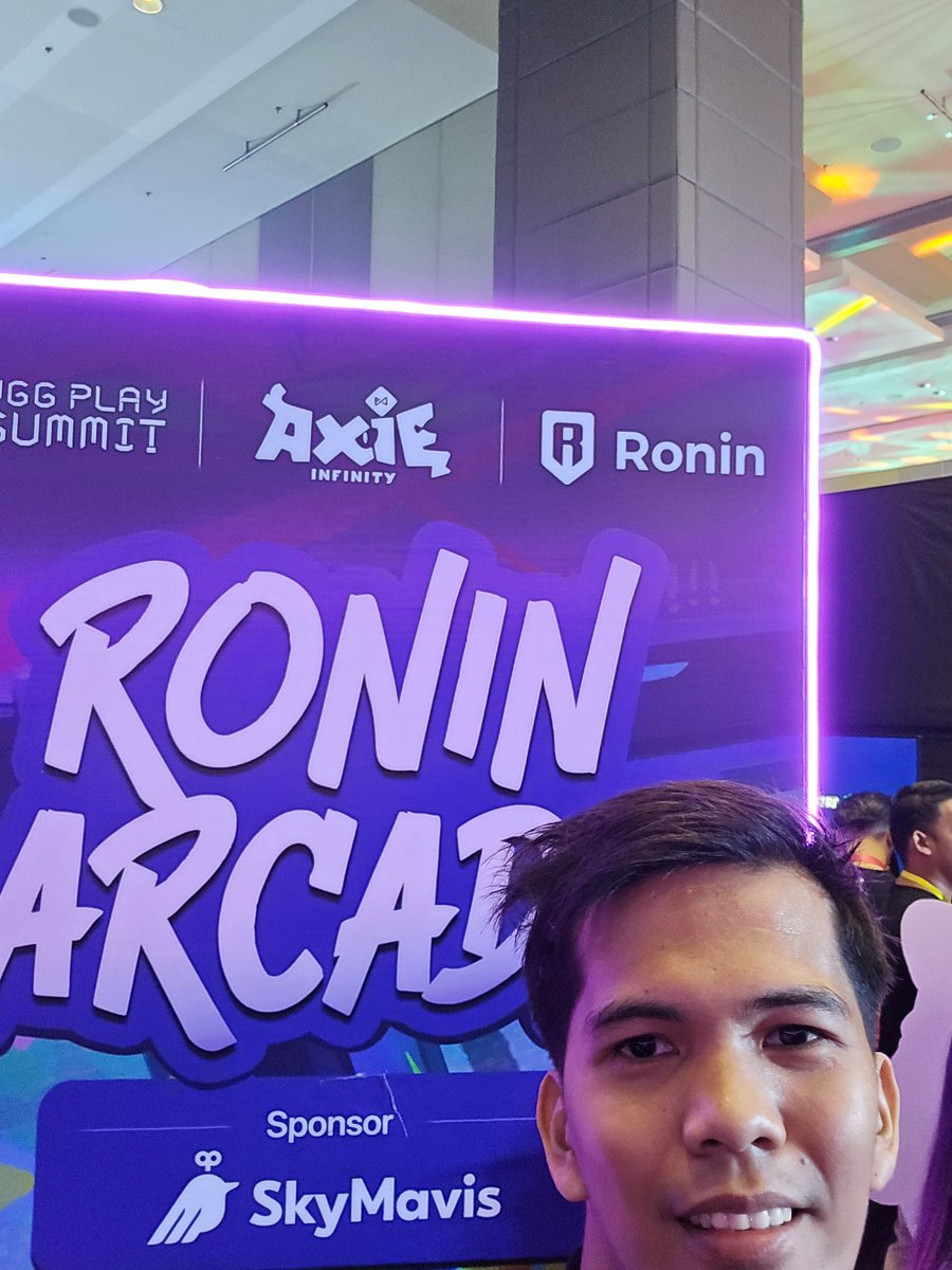 Here at ronin booth <a href="/YGGPlaySummit/">YGG Play Summit</a> <a href="/AxieInfinity/">Axie Infinity</a> <a href="/Ronin_Network/">Ronin</a>