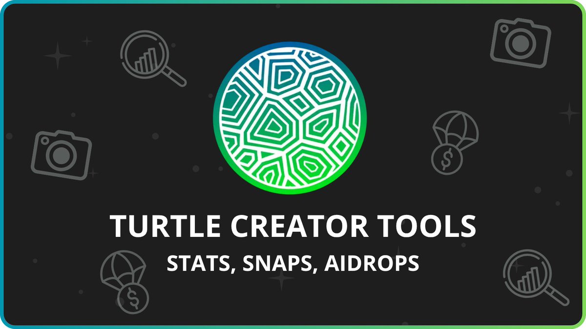 TurtleLabsV's tweet image. GM Web3!

Did you try our Tools yet?

We released a Suite of tools to make your Life easier!

Check them out now on @TurtleLabsV