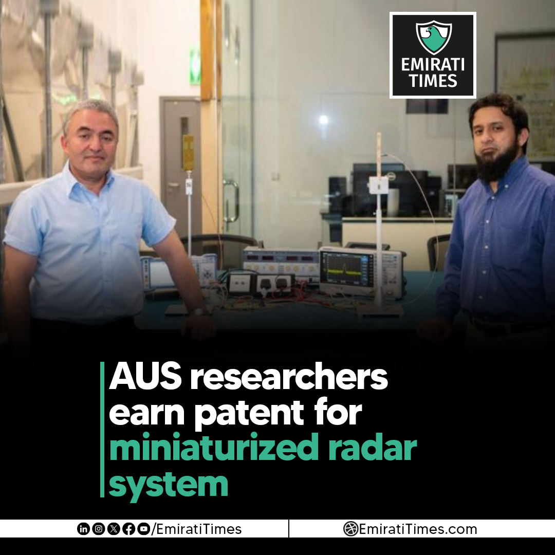 EmiratiTimes's tweet image. AUS researchers earn patent for miniaturized radar system
emiratitimes.com/aus-researcher…

#AUS #Emiratitimes #RadarTechnology #TechResearch #MiniRadar #SignalProcessing #DroneDetection #SmartInfrastructure #CivilDefence @AUSharjah