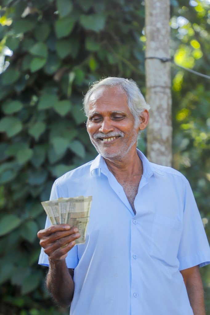 pinarayivijayan's tweet photo. Social welfare pension distribution begins today. With the one-month arrear included, ₹3,600 is reaching every beneficiary. The #Kerala Model is the simple, powerful act of keeping promises to the most vulnerable. It is this commitment that raised the pension from ₹600 to ₹1,600 during the tenure of the previous LDF Government, and now guarantees a historic monthly payment of ₹2,000 for over 62 lakh people without fail. We remain steadfast in upholding every citizen’s right to live with dignity.
