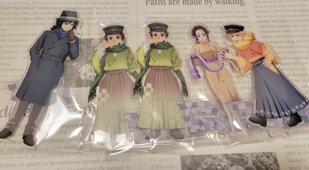 coffee19191's tweet image. 鬼滅の刃 AGF アクリルスタンド 譲渡 交換

☆譲☆
👑義勇 炭治郎 善逸 しのぶ

☆求☆
交換→固定ポストもしくは2枚目
交換は無印のみ
譲渡→定価+送料
👑譲渡は無印より2点～抱き合わせお願いします🙇‍♀️