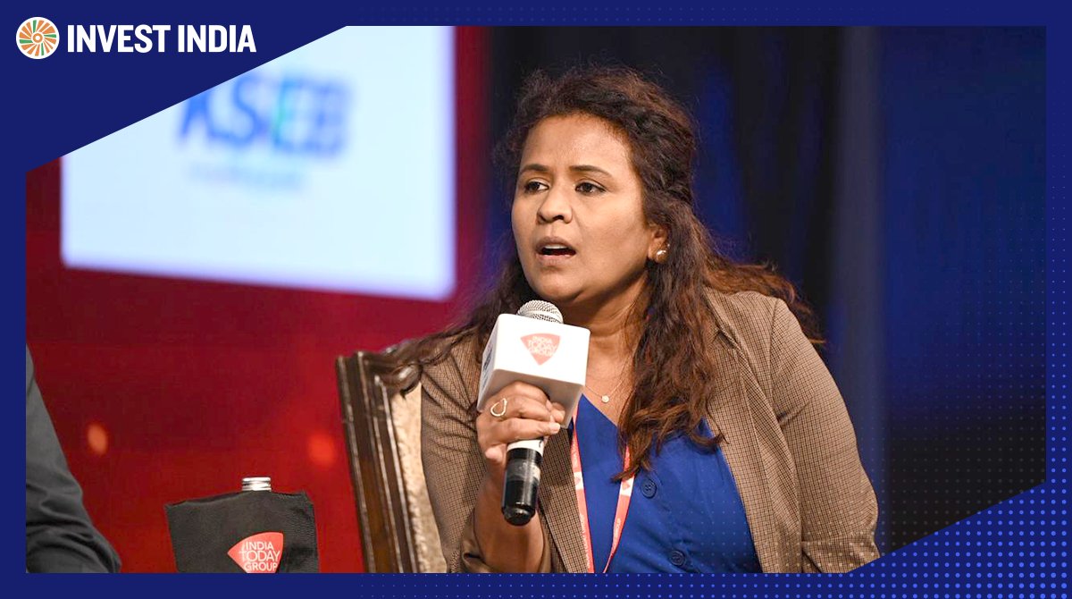 investindia's tweet image. .@UgSujatha, VP, #InvestIndia, was part of the &apos;Wind Energy: The Second Coming&apos; panel at the India Today Energy Summit 2025. The conversation underscored the importance of #MSMEs in strengthening the wind energy value chain and driving India’s localization objectives.

#EoDB