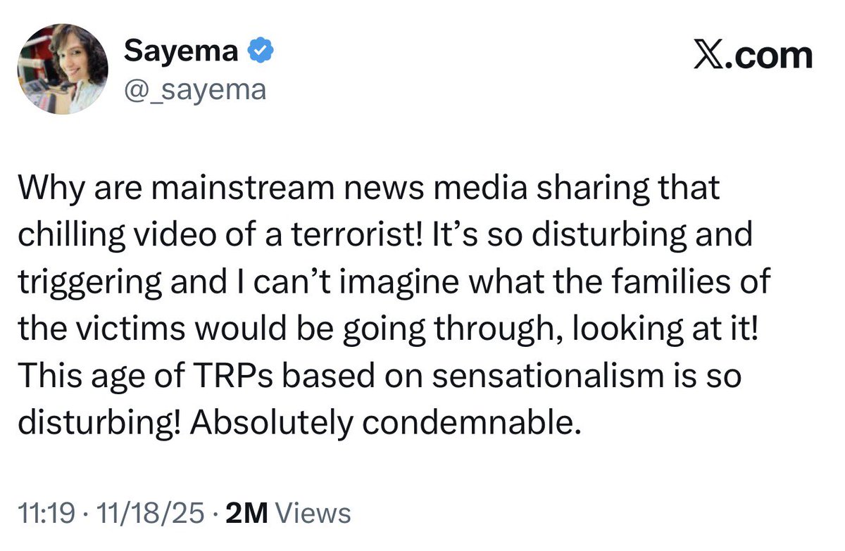 Iyervval's tweet image. Thank you Jihadan @_sayema for proving me right - every single time.