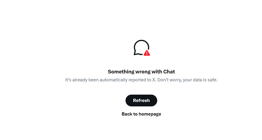 ERIC8_ETH's tweet image. I can&apos;t log in to view my XChat chat history, but it shows 7 unread messages. What&apos;s wrong? @grok