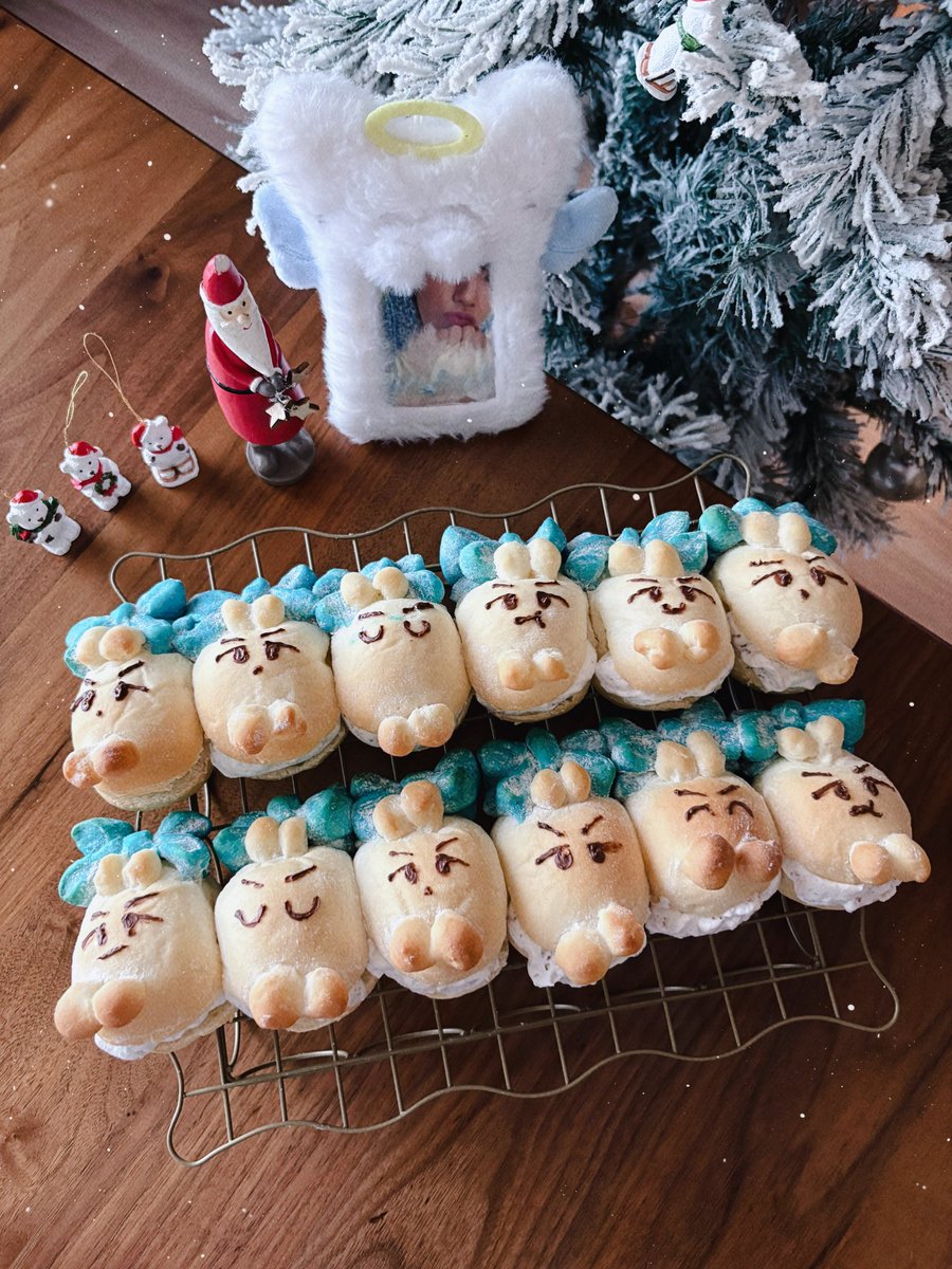 はむリボンちぎりパンつくった！🐹🎀