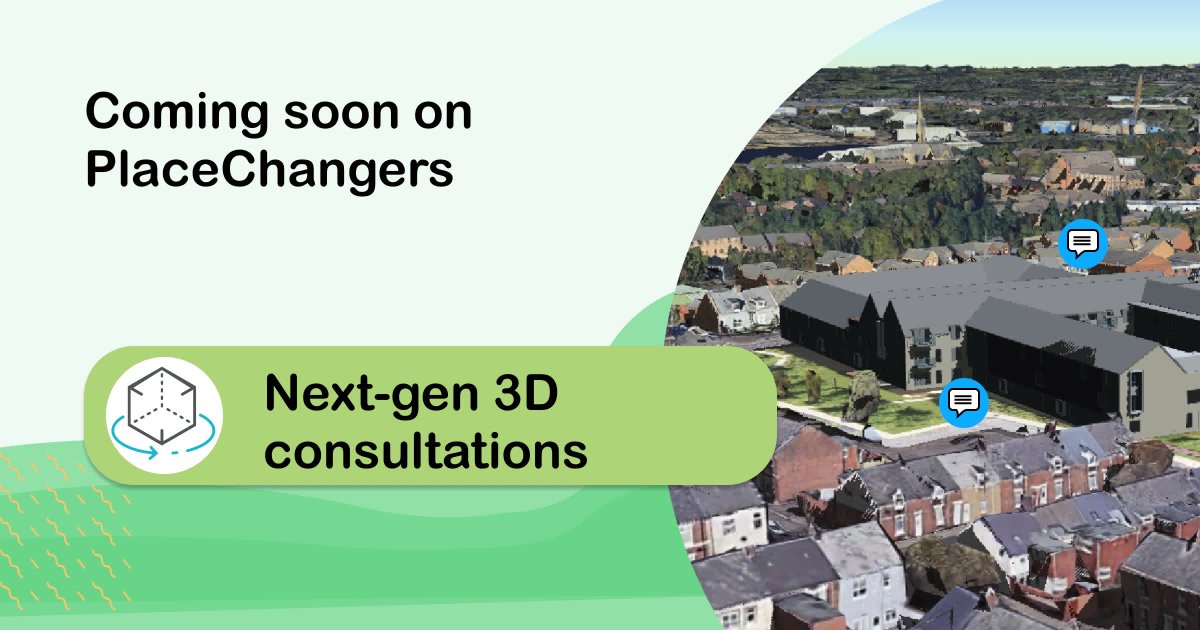 PlaceChangers's tweet image. Take a peek at the next evolution of #interactive consultations on PlaceChangers: Bring your vision to life with immersive 3D plans that spark engagement and feedback. Sign up today: placechangers.co.uk/getting-starte… 

#PropTech #CommunityConsultation #3DPlanning #UrbanEngagement