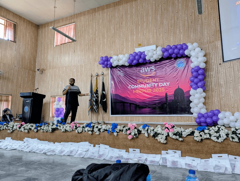 sumamazaeem's tweet image. Absolutely electrifying to speak at the AWS Student Community Day in Mirpur! 🙌

The energy from the young, curious minds was just incredible. Their passion for the cloud is a huge inspiration to keep giving back. So grateful for the opportunity to s #AWSCommunity #CloudComputing