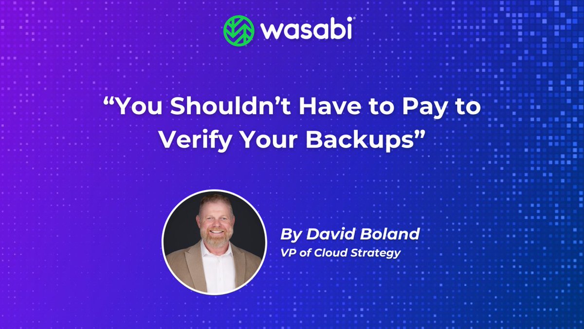 loophold's tweet image. Pay extra to verify your own backups? 🤔 

API &amp;amp; egress costs can double your cloud storage bill. Wasabi&apos;s fee-free model lets you protect data without surprise charges.

Learn more: linkedin.com/pulse/you-shou…

#CloudStorage #TCO #DataBackup #@wasabi_cloud