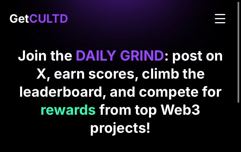 0xEricc's tweet image. Live Campaigns on @GetCULTD Right Now

Here are the campaigns currently active on GetCULTD for anyone grinding for rewards or looking for new projects to watch:

🔸 @invtrondao (Pre-TGE)
1500 $INV daily

Early-stage DAO campaign building momentum before TGE. Great for early…