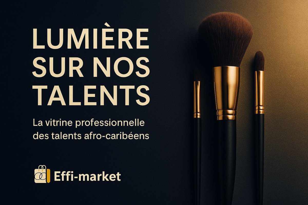 🌟Lumière sur nos talents🌟

Aujourd’hui, nous mettons en lumière L’école de maquillage ATMA formateur et maquilleur artistique spécialisé dans la beauté, le conseil, l’événementiel, la scène et la télévision.

effi-market.com/produit/format…