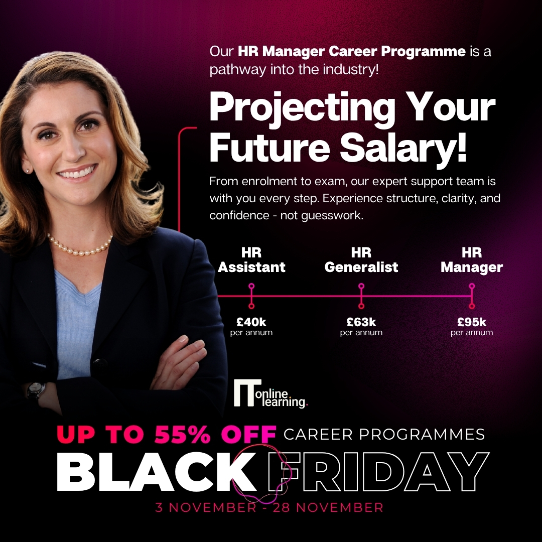 IT_PM_Training's tweet image. Structured HR training, dedicated support, and real salary projections. Take the first step toward roles like HR Officer or HR Manager.

Enrol now and save up to 55%: shop.itonlinelearning.com/hr-courses/

#HRCareers #UpskillToday