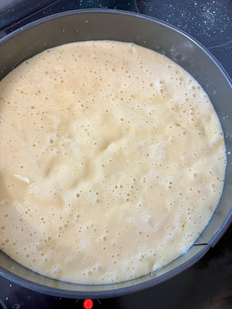 karenfthompson's tweet photo. Soo many of you lovely Twits asked for my cake recipe  that I baked yesterday..

Well here it is ..
It’s very simple ..

Ingredients 

6-7 sweet clementines/ satsumas, tangerines 
3 eggs 
Pinch of salt 
80g sugar 
100g melted butter 
150g self raising flour 
1 tsp baking powder ..

Icing sugar for dusting ..

Preheat oven to 180 c
Grease and line a 9inch springform or loose bottomed round tin ..

Peel the clementines and remove any seeds ..
Cut them in half ,

Sprinkle 2tbs of sugar on the bottom of the pan,
Place the cut clementines face down in the bottom of the pan ..

Make the batter ..
In a large bowl whisk the eggs , salt and sugar till light and fluffy ,
Stir in the melted butter ..
Stir in the flour and baking powder ..
Fold gently until smooth ..

Pour the batter gently over the clementines..

Bake in the oven for 40-45 minutes..
Or until an inserted toothpick comes out clean ..

Let the cake cool in the pan for tin minutes before transferring to a plate ..

Dust with icing sugar and enjoy with custard or cream or chocolate sauce ..