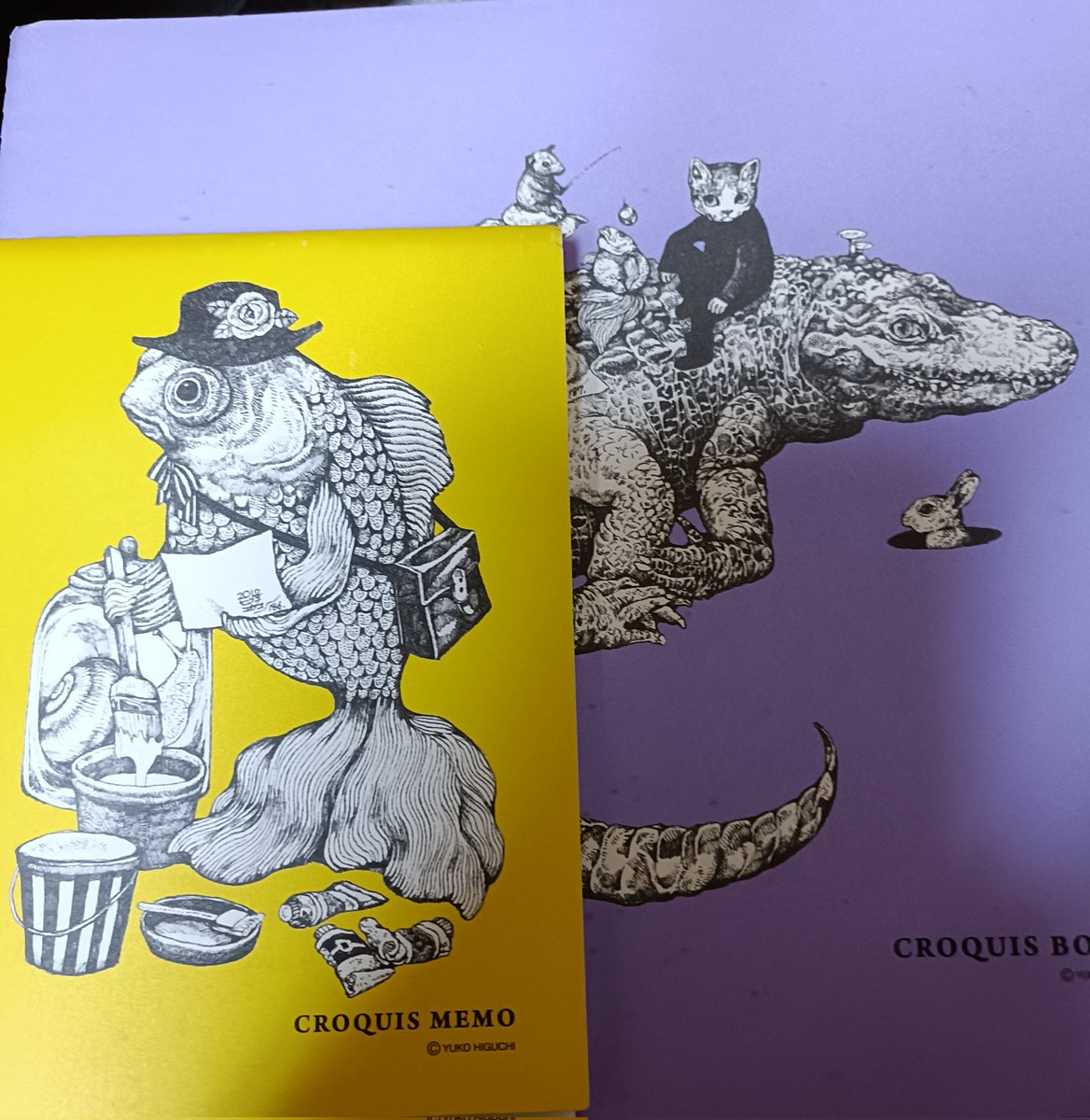 ホルベインさんのこのクロッキーのイラストに衝撃を受けコラボで