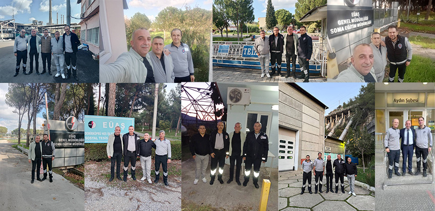 Şube ve Bölgelerden Haberler
Sendikamız Manisa, Soma ve Aydın’da Üyelerimiz Ziyaret Etti

Güvenlik-İş Sendikası İzmir Bölge Başkanımız Mehmet Erenoğlu, Manisa, Soma ve Aydın illerinde PTT, VakıfBank, TKİ, EÜAŞ ve TEİAŞ birimlerinde görev yapan özel güvenlik görevlisi üyelerimizi