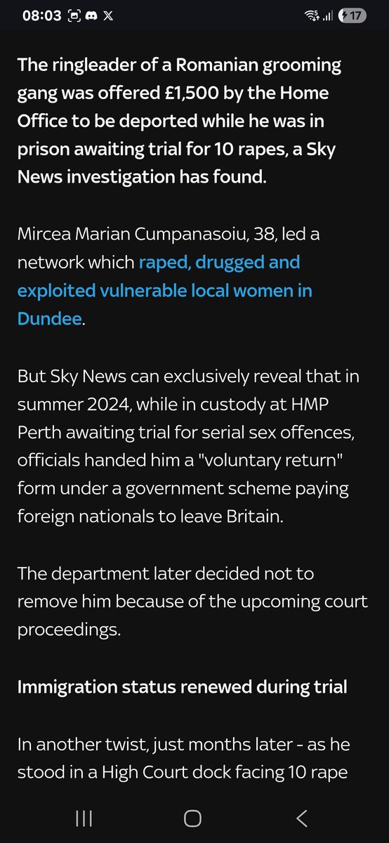 blobbers01's tweet image. ⚠️ SHABANA MAMHOOD CONTINUES TO LIE TO YOU WHILE AT SAME TIME RENEWING THE VISA STATUS OF A ROMANIAN GROOMER ACCUSED OF 20 OFFENCES.
🚨 HOME OFFICE TRIED TO GIVE RAPIST £1500 TO DEPORT HIM AND AVOID TRIAL. 
THE HOME OFFICE IS A DANGER TO NATIONAL SECURITY.