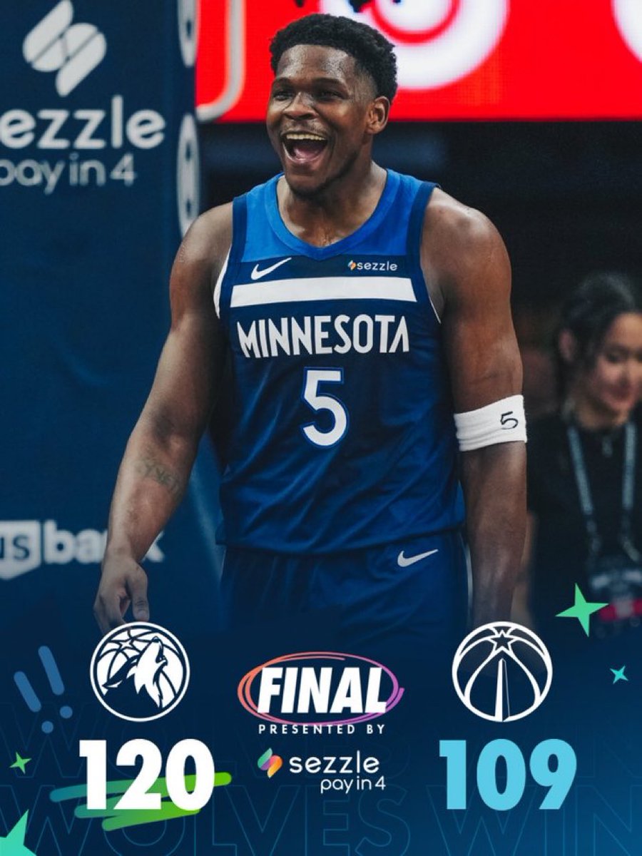 TWolvesEspNBA's tweet image. ✅ictoria !

Se ganó, pero no me gustó la imagen del equipo, no puede ser que en el 2Q estés con un +27 y en los últimos minutos estén los Wizards pegados a ti en el marcador…

El partido se gana gracias a Naz, Julius y Donte. Edwards muy flojo.

Pd: qué jugador es Jaylen Clark