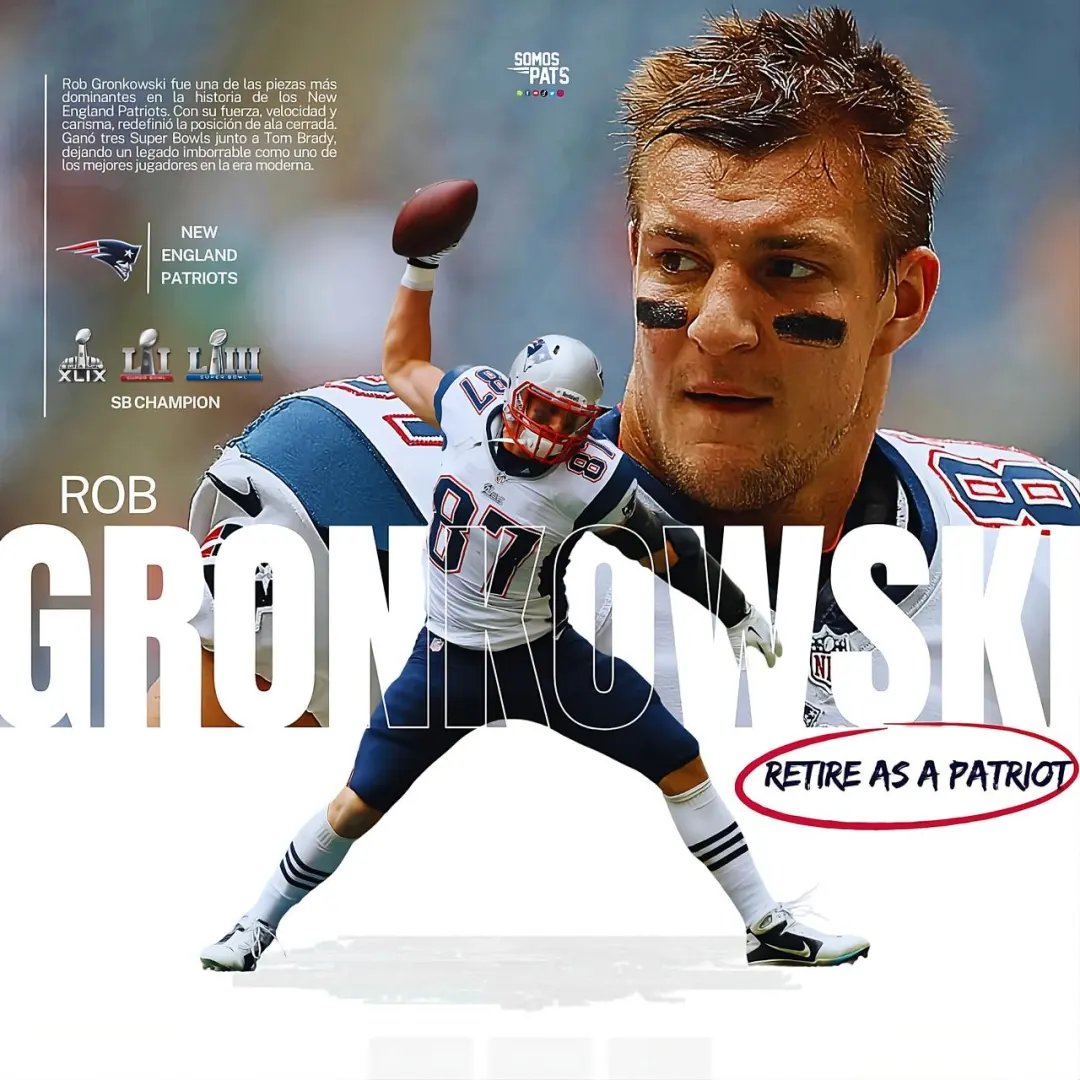 FunctionFu2858's tweet image. 🏆 Rob Gronkowski officially retires as a Patriot. Gronk&apos;s historically great tight end stats at retirement: 
🔶 621 receptions
🔶 9,286 receiving yards
🔶 93 touchdowns
🔶 4 Super Bowl championships
🔶 4 First-Team selections
🔶 5 Pro Bowl selections