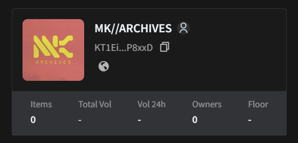 Just create a collection on <a href="/objktcom/">objkt</a>. I'll mint my unsold//unreleased//Random art to this collection.

See U soon.