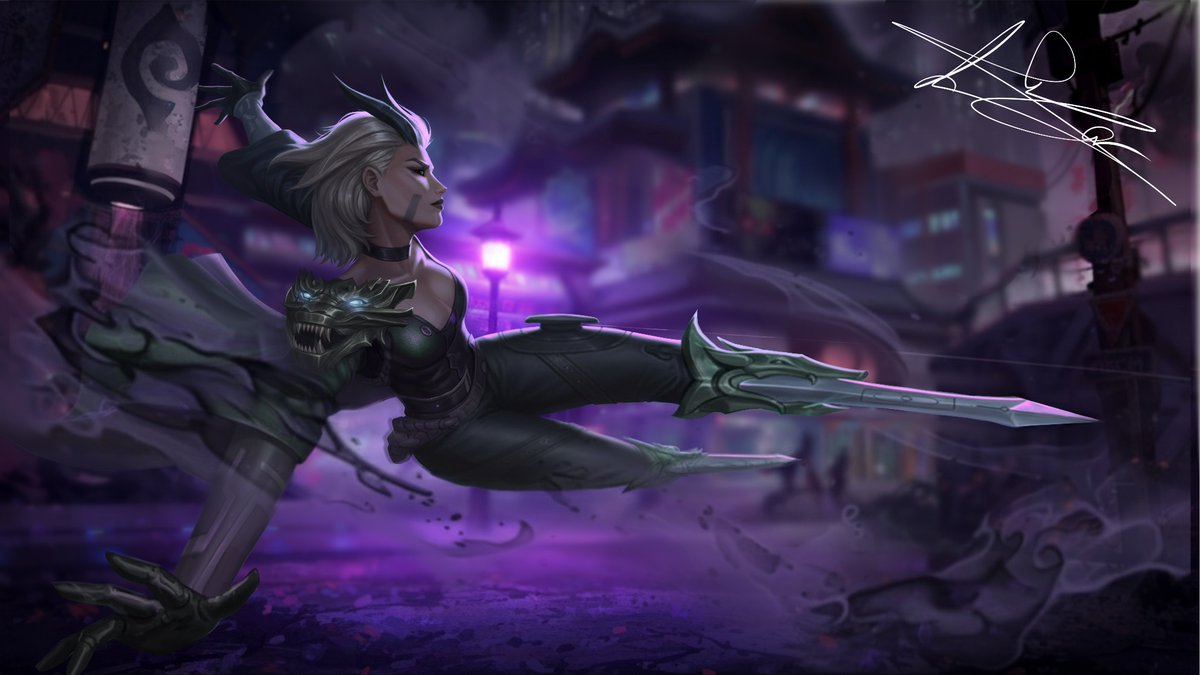 Inkshadow Camille concept skin. #LeagueOfLegends #LeagueOfLegendsFanArt #leaguetwt #RiotGames #arcane