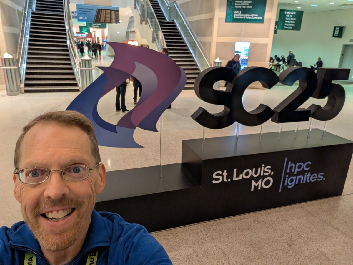Prof_DavidBader's tweet image. Excited to be back at #SC25 — around 35 years of attending the Supercomputing conference! 🔥🤯
The HPC community continues to inspire with its innovation, collaboration, and vision for the future. Here’s to many more breakthroughs ahead! #HPC #Supercomputing