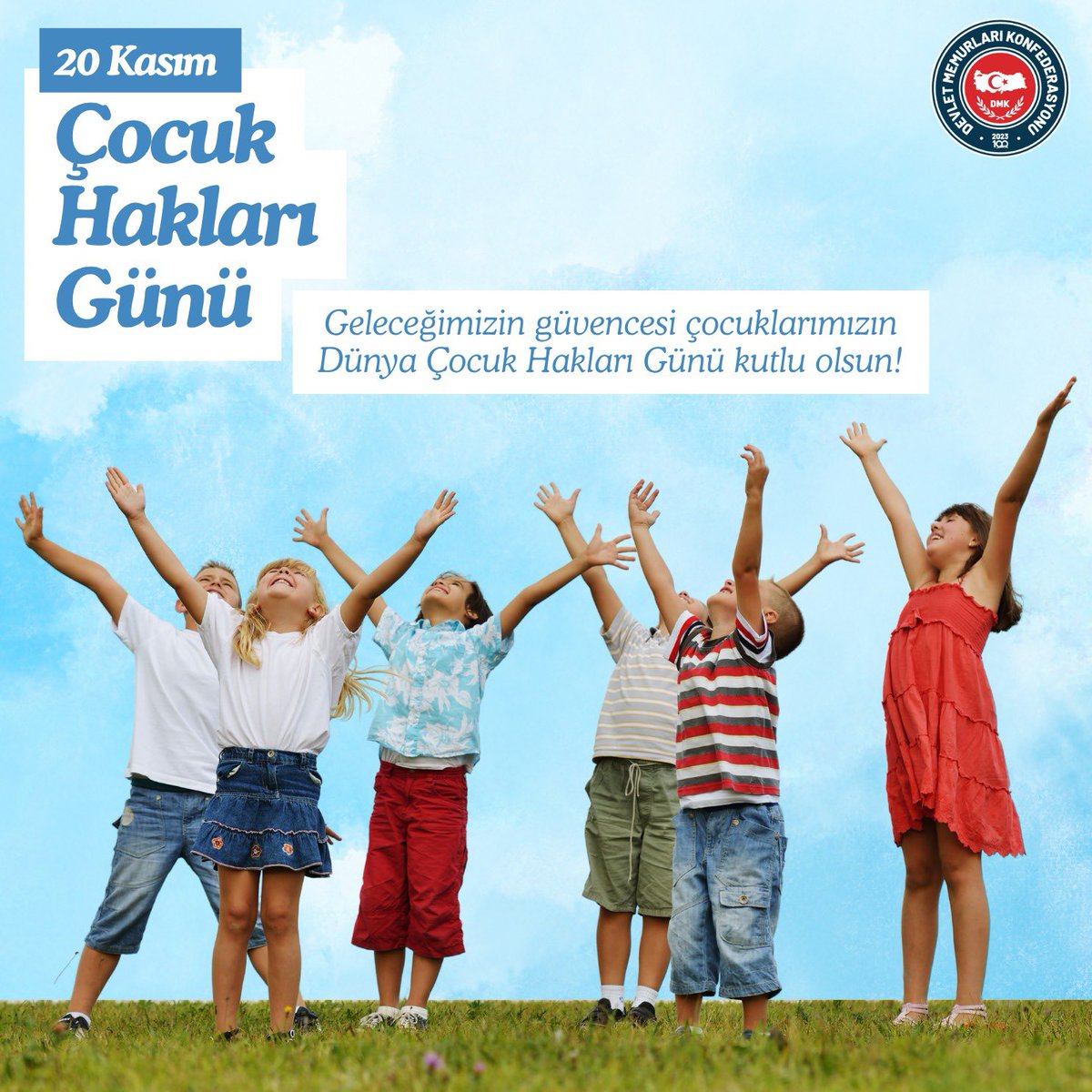 🌍 Dünya Çocuk Hakları Günü 🌟

Her çocuk; güvenli bir ortamda büyümek, eğitim almak ve sağlıklı bir gelecek hakkına sahiptir. Bugün, çocukların haklarını korumak ve onların sesine güç vermek için bir kez daha söz veriyoruz.

Çocuklarımıza adil, güvenli ve eşit bir dünya bırakmak
