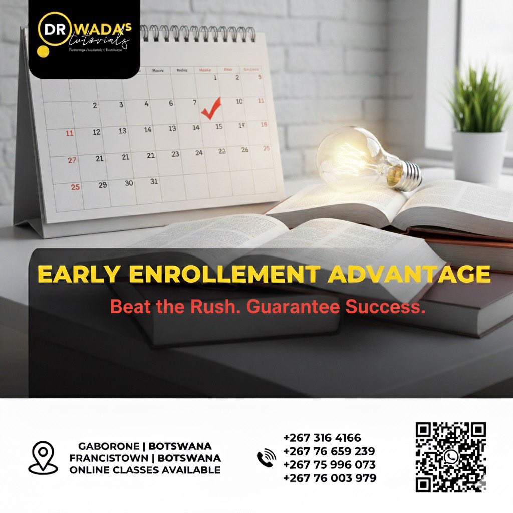 DrWada_tutorial's tweet image. PROACTIVE &amp;gt; REACTIVE🧠

Success isn&apos;t just about natural ability; it&apos;s about strategy. The best students start building foundations BEFORE the exam panic.
Dr Wada’s Tutorials Enrollment is OPEN!
✅ Lock in Top Tutors

#Tuition #StudySmart #Education #EarlyBird #ParentingTips