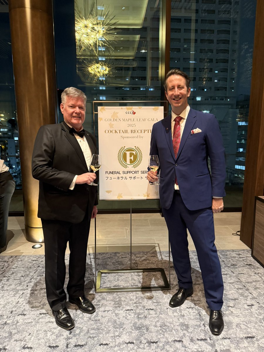 RobHoey1's tweet image. We celebrated the 50th Anniversary of the Canadian Chamber of Commerce at our annual gala. Funeral Support Services was the sponsor for the Cocktail Reception. We enjoy being very active with the expat community in Japan.  #funeralsupportservices #funeraldirector #embalmer