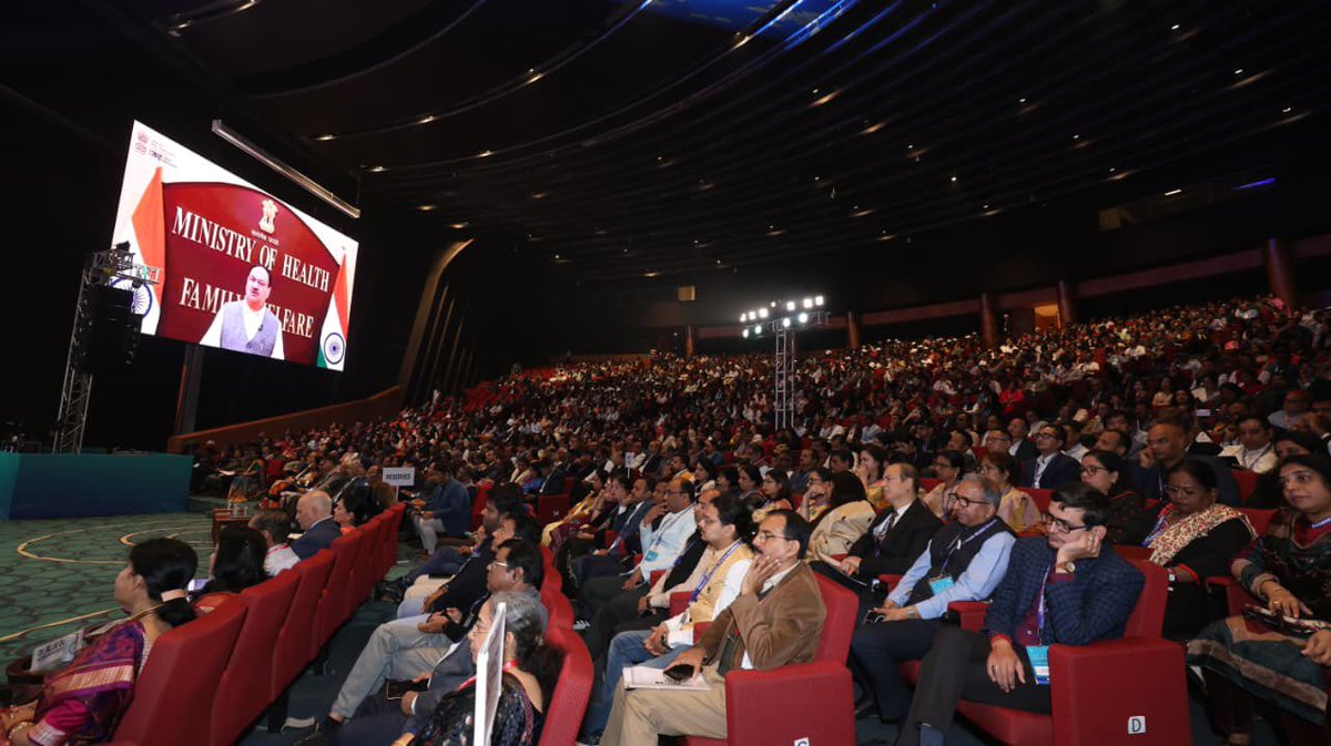 #HealthForAll

Union Health Minister Shri <a href="/JPNadda/">Jagat Prakash Nadda</a> delivers Inaugural Address at the National One Health Mission Assembly 2025 at Bharat Mandapam

‘One Earth, One Health, One Future’ is not just a theme – it is the foundation of our approach to strengthening health security and