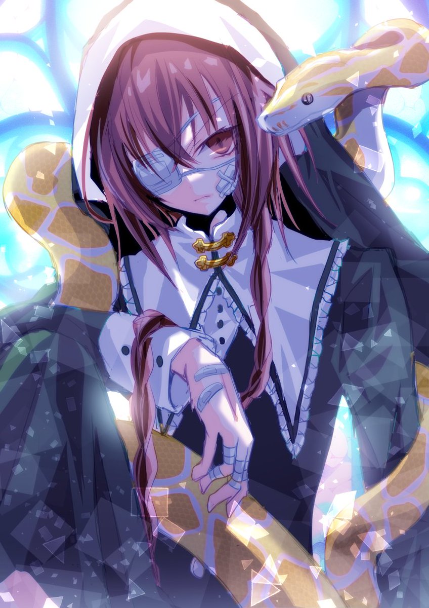 頂けるリプが心と脳みそに沁みる⋯
お返事遅れててすみません、いつも感謝です。

昔から結構悩んでたんだけどおやびんは｢鋭い眼｣が描けない。
基本タレてて黒目ばかりの眼だからかね。
諫早や智の眼をもっと鋭く！とのご指摘も頂いてた。確かに。

【結(天使祝詞)】再掲。
パイソン。