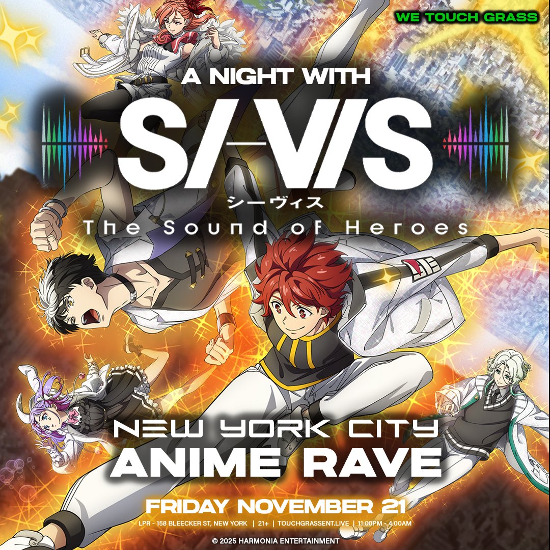 ◤𝑫𝑱 𝑬𝑽𝑬𝑵𝑻◢

💿#SIVIS × DJ Alex Kade
あなたのイデアが世界を救う!?

ニューヨークにて開催される
DJイベント #WeTouchGrass にて
SI-VIS楽曲をプレイ！🎧

⏰現地時間11/21(金)23時開催！
👇ハッシュタグはこれ！
#NeedYourIDEA

#シーヴィス