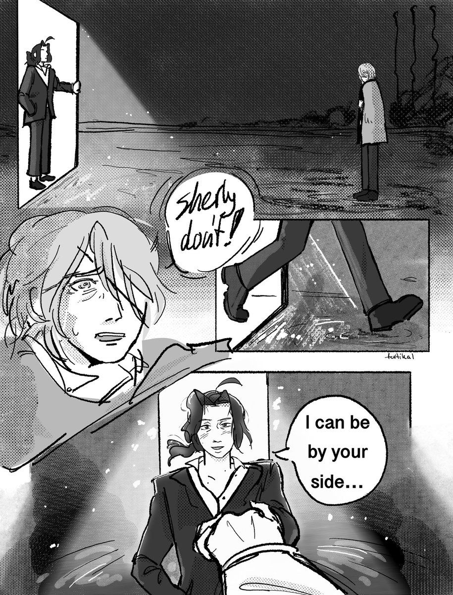 “With you, I’ll take the first step” 2/6 
Big thanks to lemonlimer.o on Instagram for awesome feedback!!! Pls follow her :3 
#yuumori #sherliam