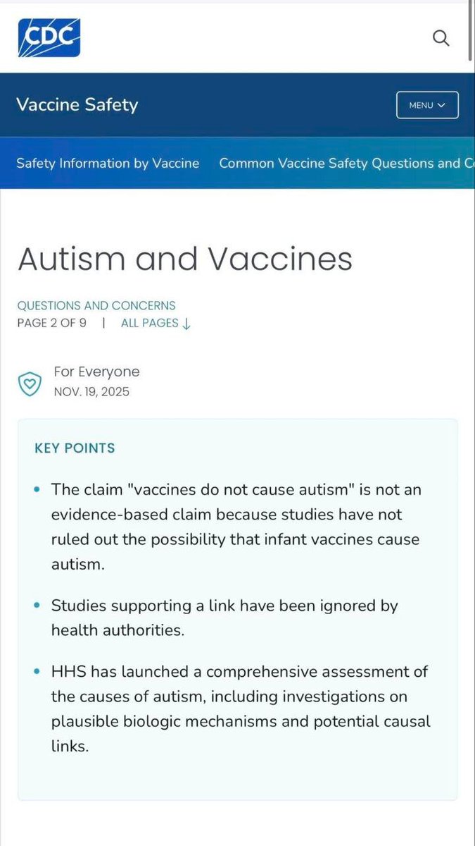 #ApocalipsisIdiota #StopPseudociencias #coNprueba. Sabemos por varias vías (desde estudios del espectro autista hasta estudios vacunales gigantes) que las vacunas ni causan ni pueden causar autismo.
Lo que sí sabemos son los intereses de quienes intentan establecer esa relación.