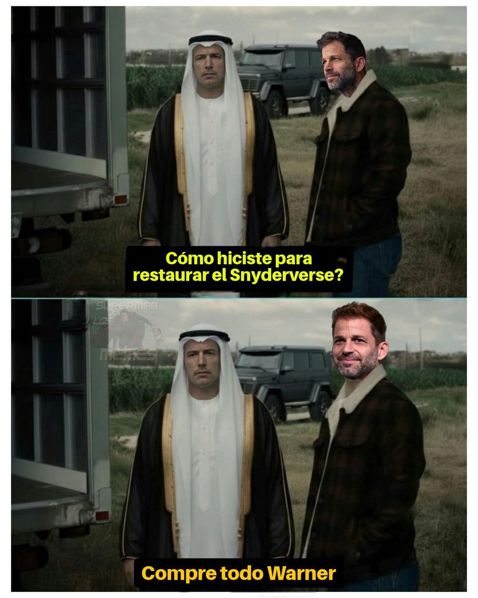 Decían que no, pero …. ¿Y si sí?

Y es ese “¿y si sí?” el que no les deja dormir.

#RestoreTheSnyderVerse