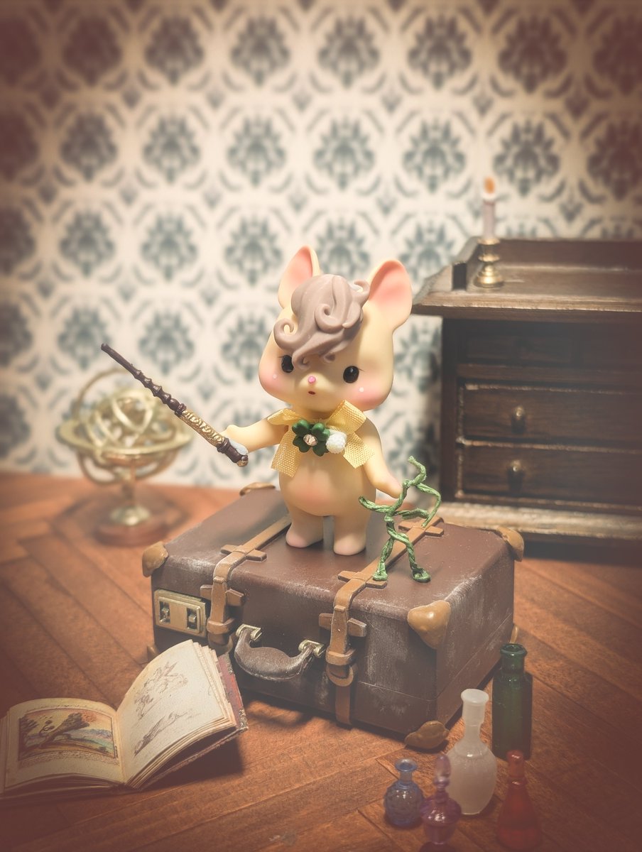 chip_tea's tweet image. 見て！ファンダビのニュート・スキャマンダーみあるピポちゃん✨️
🌱相棒のピケットも作ってみた🤭

📢この前髪は少し小さめに作ったやつなんだけど、欲しい方が居るようでしたら受注で作りますよ〜
#piposdoll