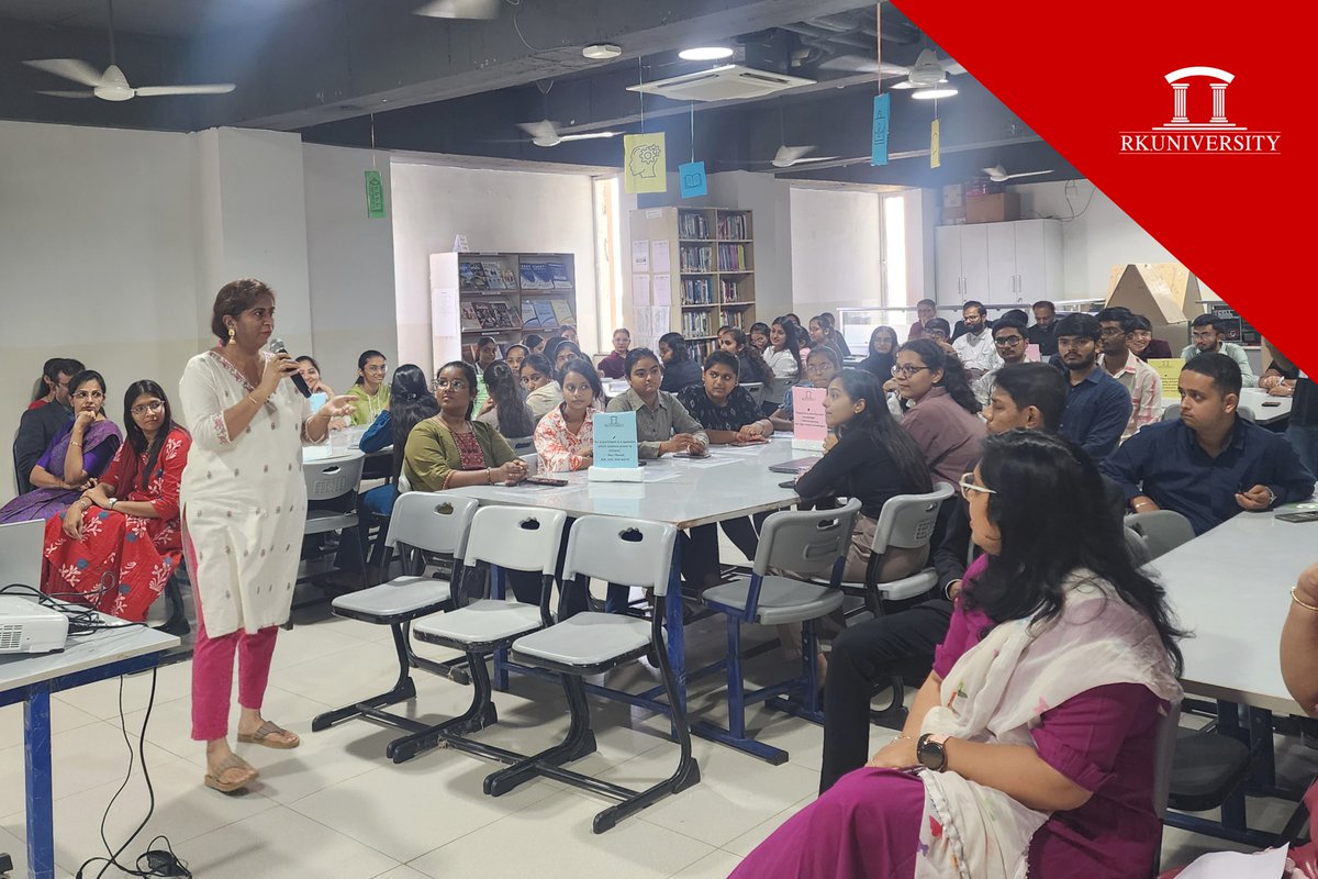 RKUniversity's tweet image. School of Management, RK University organised Symposium Research Conference &apos;JIGYASHA 2025&apos; at RK University City Campus, bringing together students from Arts, Science, Technology, Management, Commerce, and Statistics.

#rku #ResearchConference #Jigyasha2025 #RKUniversity