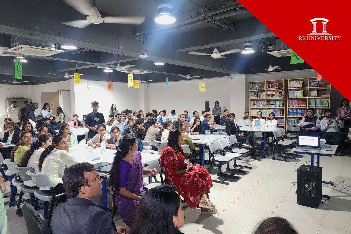 RKUniversity's tweet image. School of Management, RK University organised Symposium Research Conference &apos;JIGYASHA 2025&apos; at RK University City Campus, bringing together students from Arts, Science, Technology, Management, Commerce, and Statistics.

#rku #ResearchConference #Jigyasha2025 #RKUniversity