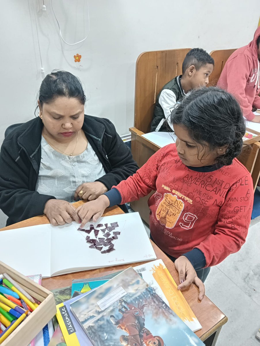 agwo_org's tweet image. Through engaging hands-on activities, we help our children explore creativity, build focus, and learn in ways that make them feel confident and included.
Together, we’re shaping brighter minds and brighter futures.

#LearningForAll #InclusiveEducation #NGOIndia #ChildDevelopment