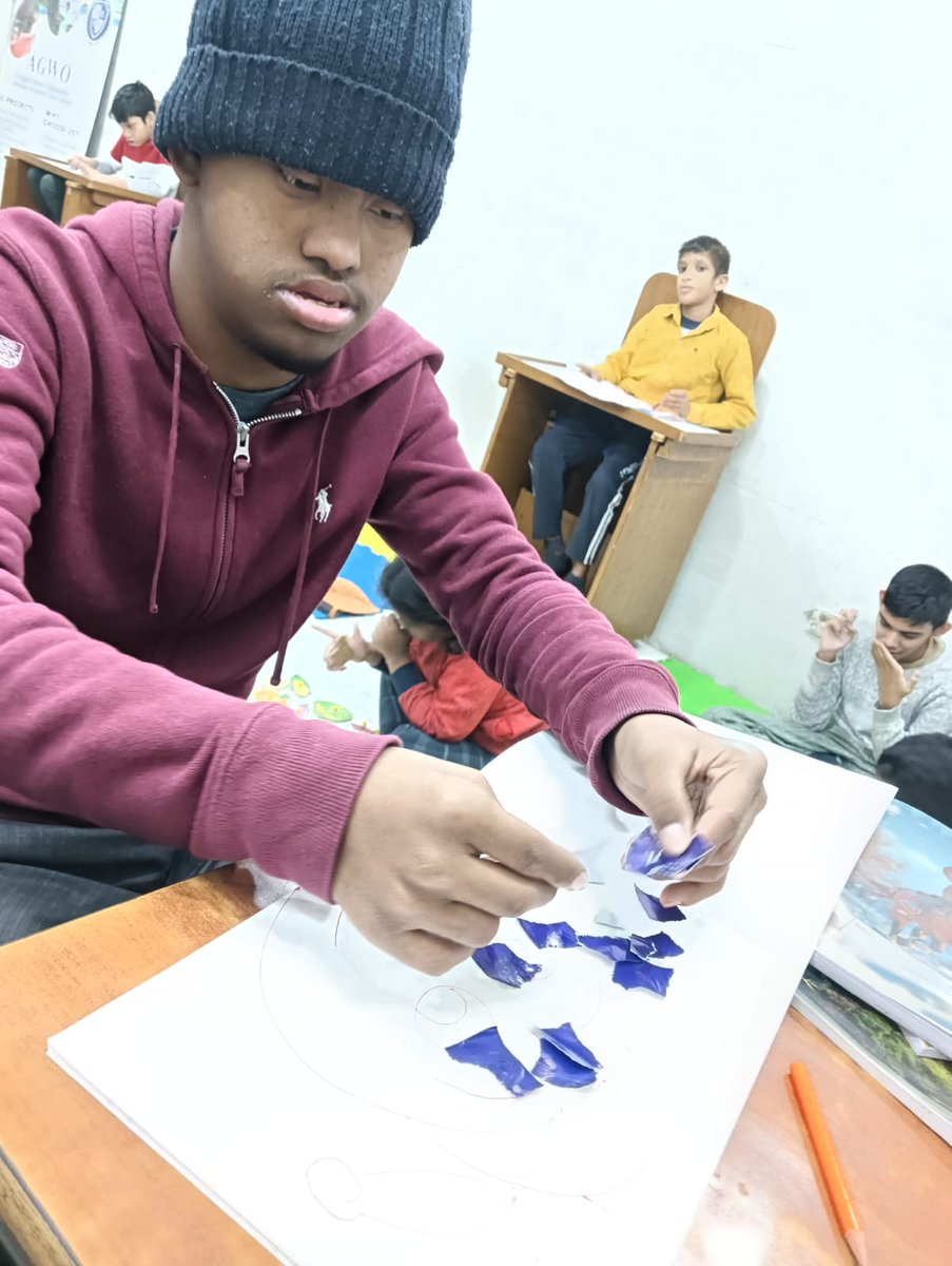 agwo_org's tweet image. Through engaging hands-on activities, we help our children explore creativity, build focus, and learn in ways that make them feel confident and included.
Together, we’re shaping brighter minds and brighter futures.

#LearningForAll #InclusiveEducation #NGOIndia #ChildDevelopment