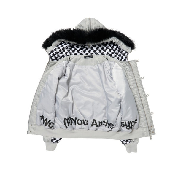 vertical_garage's tweet image. 【*p(R)ojectR®】 
2025 FALL/WINTER COLLECTION 
2025.11.21(FRI) 12:00 ON SALE

■ITEM LINE-UP
Asterisk Block Check N2B Jacket
PRICE:￥39,600
COLOR：Gray/Black
SIZE：S/M/L/XL

スタッフ身長165cm/Lサイズ

【ONLINE】
verticalgarage.jp/item/detail/1_…

#THERAMPAGE
#projectr
@therampagefext