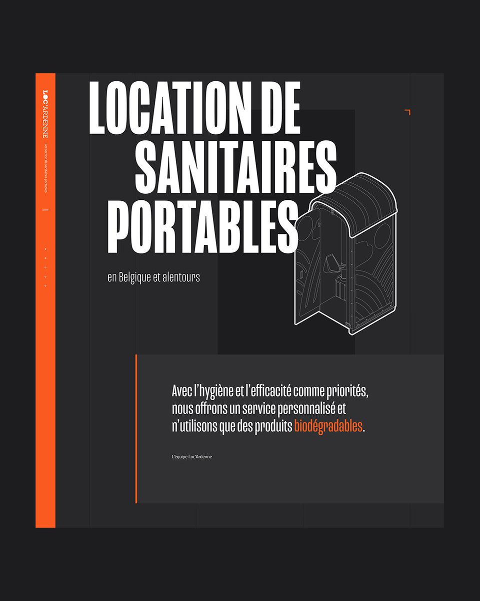 whitecube_be's tweet image. Turning portable toilets into a clean, bold and memorable brand.

A tricky brief turned into a fun design challenge.

 👉 locardenne.be

 #WebDesign #Branding #Whitecube #LocArdenne