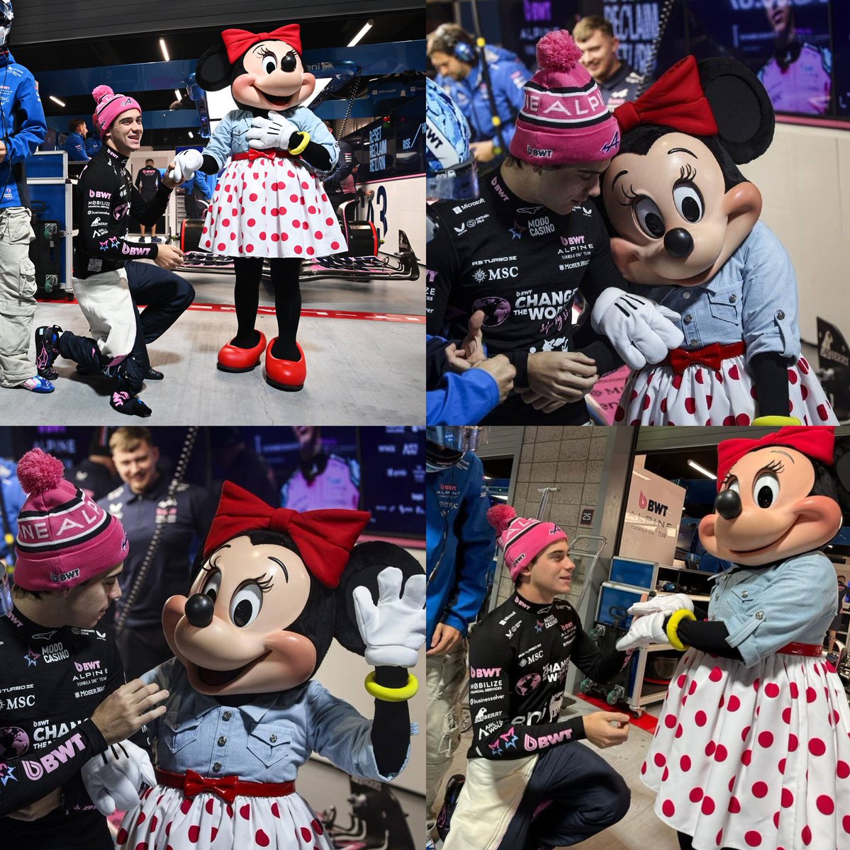 "Minnie":
Por los comentarios sobre fotos de Franco Colapinto